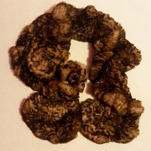 Real Rex Rabbit Fur Scarf